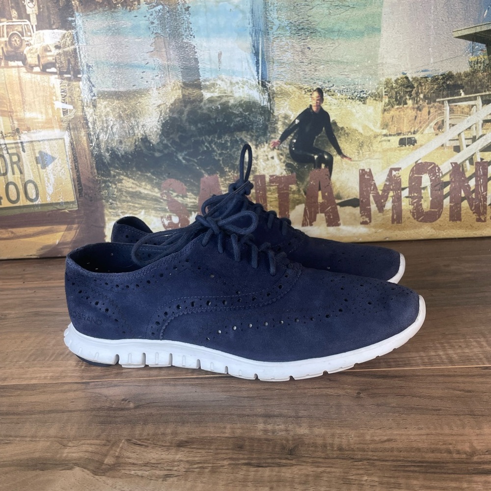 Cole haan zerogrand womens suede dress shoes